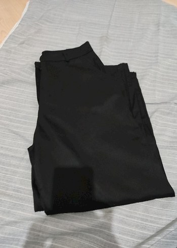 Siyah Kadın Kumaş Pantolon - Görsel 2