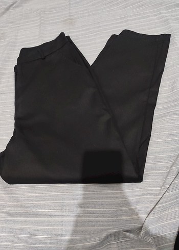 Siyah Kadın Kumaş Pantolon - Görsel 8