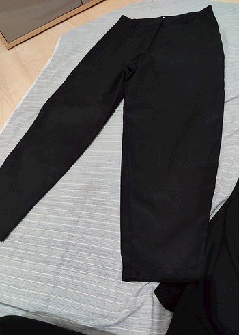 Siyah Kadın Kumaş Pantolon - Görsel 6