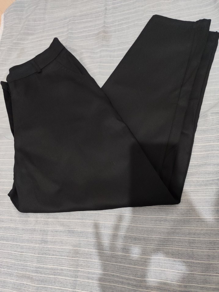 Siyah Kadın Kumaş Pantolon - Görsel 4