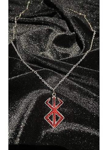 Tasarımcı Berserk Sword Unisex Kolye 