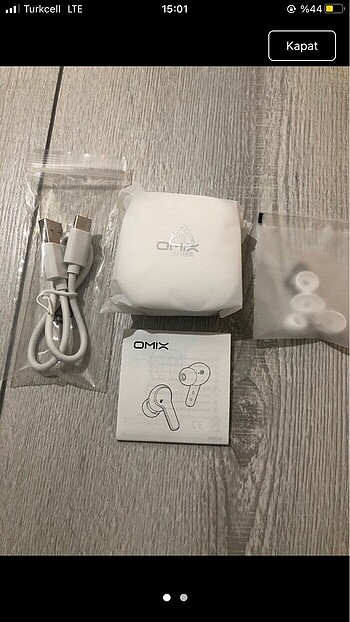 Omix Mixpods pro Bluetooth kulaklık sıfır