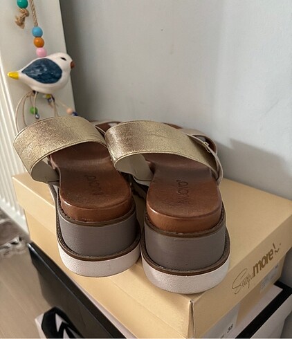 38 Beden altın Renk Sandalet