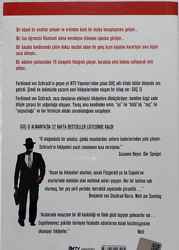  Beden Ferdinand von Schirach - Suç ve Suç II (İki Kitap Birlikte)
