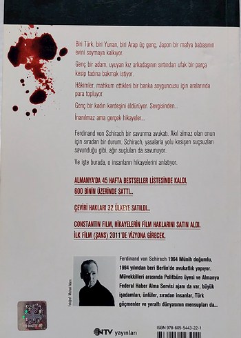  Ferdinand von Schirach - Suç ve Suç II (İki Kitap Birlikte)