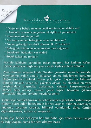 Linda GEDDES - Gebe-Loji (Hamilelik Rehberi) - Görsel 2