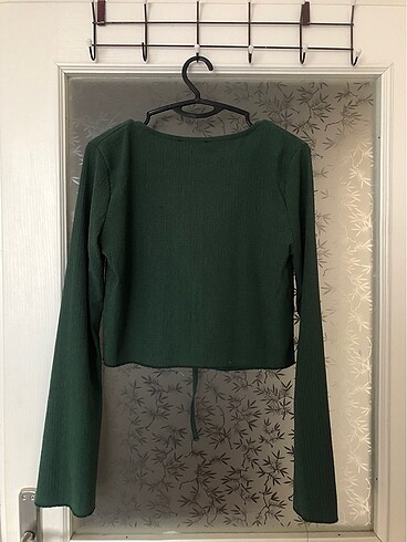 Zümrüt Yesili hırka - Görsel 3