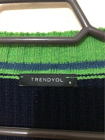 lacivert crop triko kazak - Görsel 5