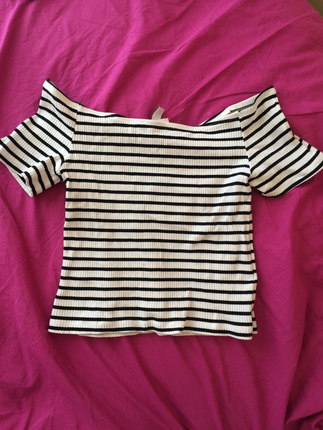 H&M Omuzları açık bluz