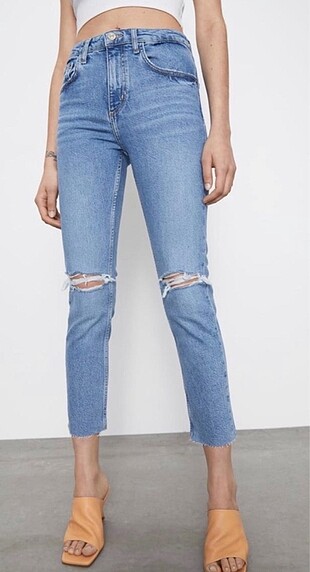 Zara slim mom jean