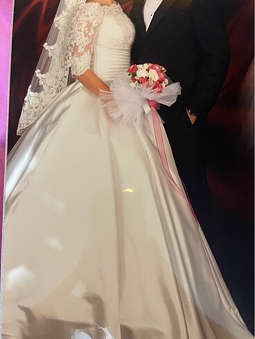 34-36 beden özel tasarım
 Gelinlik - Görsel 3