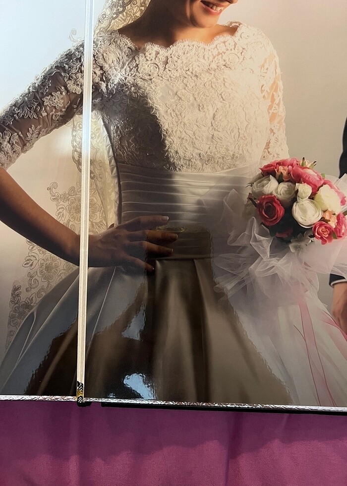 34-36 beden özel tasarım
 Gelinlik - Görsel 2