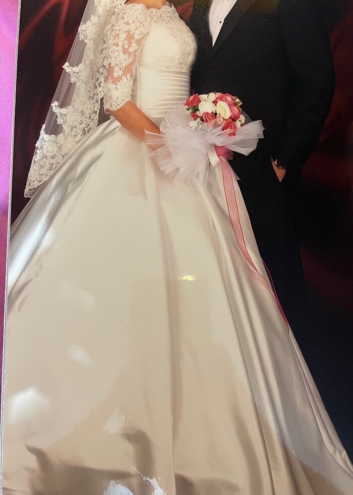 34-36 beden özel tasarım
 Gelinlik - Görsel 3