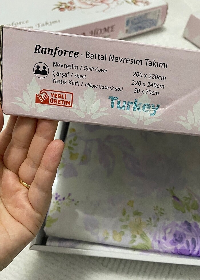 Çift kişilik battal boy nevresim takımı - Görsel 3