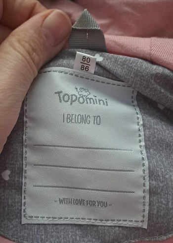 Kapüşonlu kizÇocuk Gri Yelek kalp desenli - Görsel 5