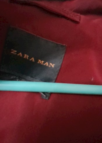 Bordo Düğmeli erkek Kışlık Mont - Görsel 10