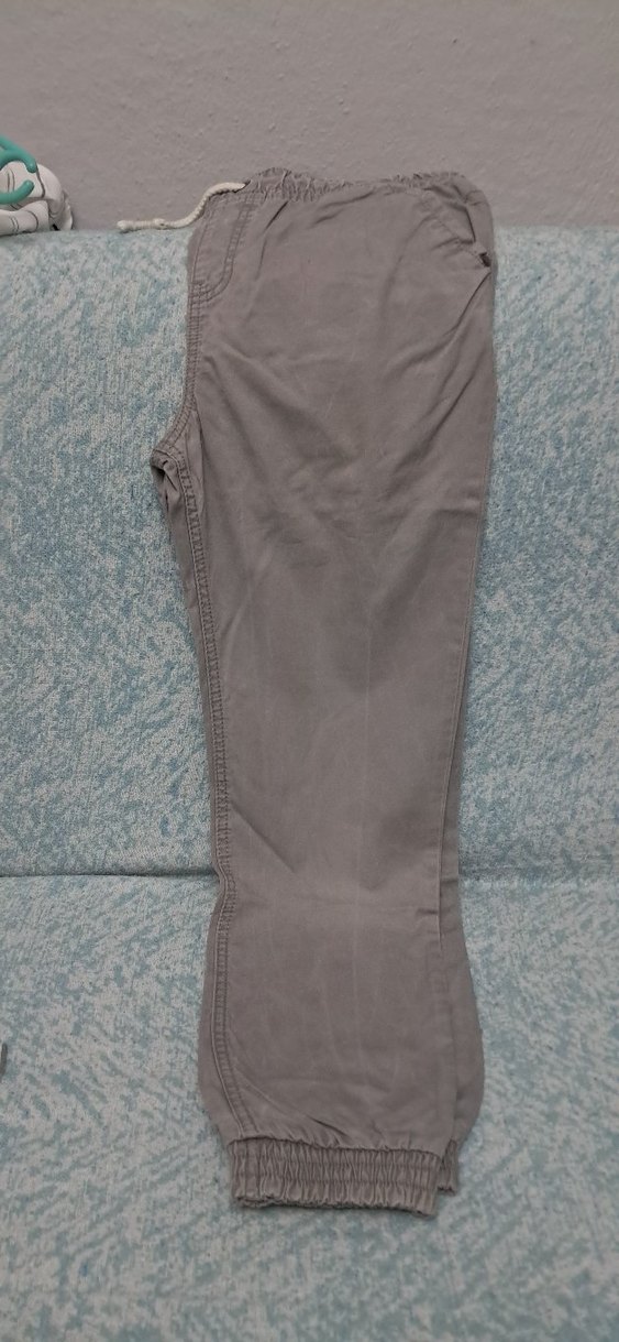 Gri Erkek Çocuk  lastikliRahat Pantolon - Görsel 5