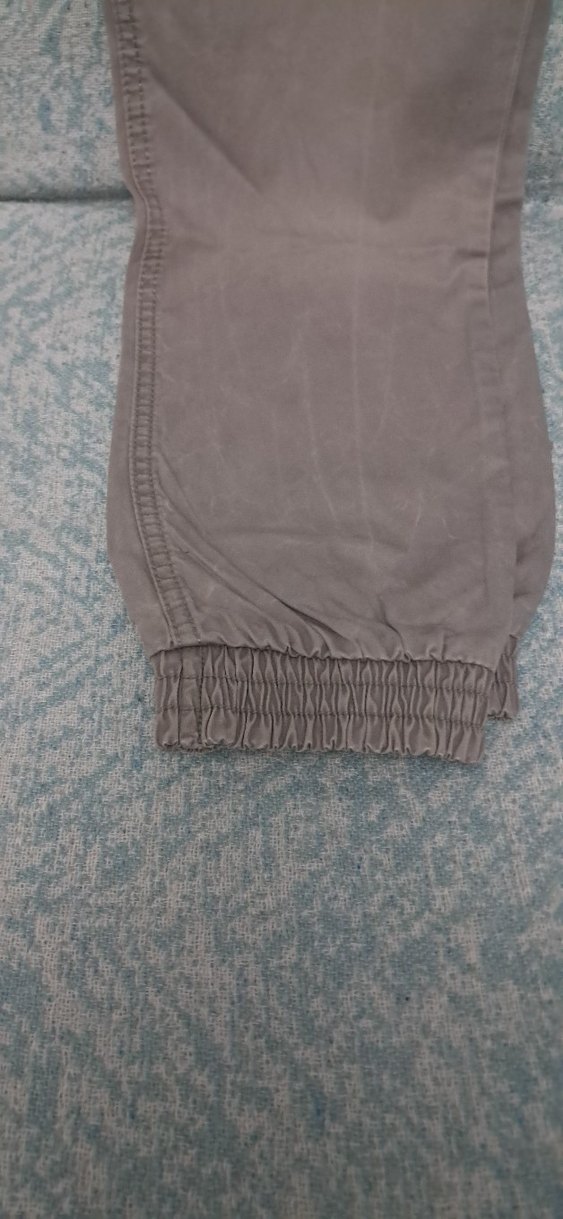 Gri Erkek Çocuk  lastikliRahat Pantolon - Görsel 4