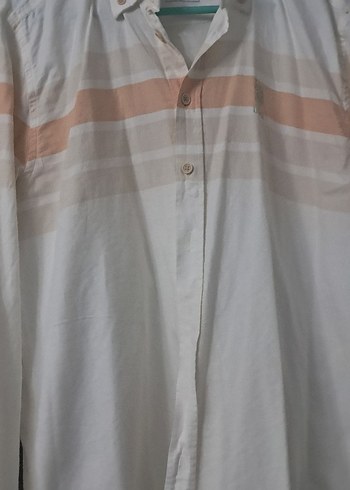 Us poloBeya uzun Kollu Düğmeli Erkek Gömlek - Görsel 2