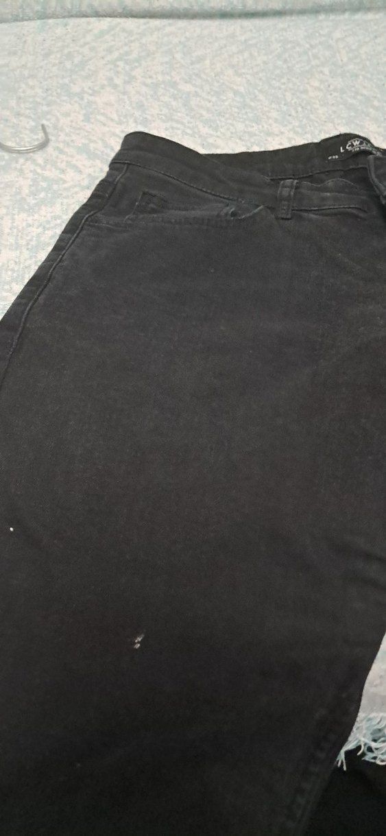 Düğmeli Erkek Kot Pantolon - Görsel 5