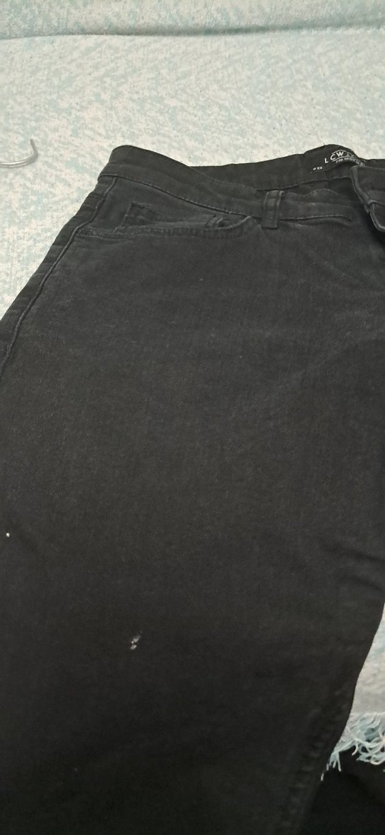 Düğmeli Erkek Kot Pantolon - Görsel 4