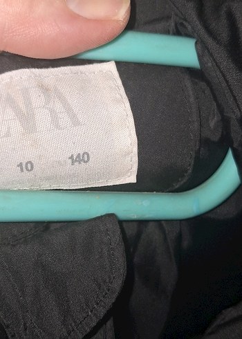 Siyah kiz çocuk Kışlık Street Wear Mont - Görsel 7