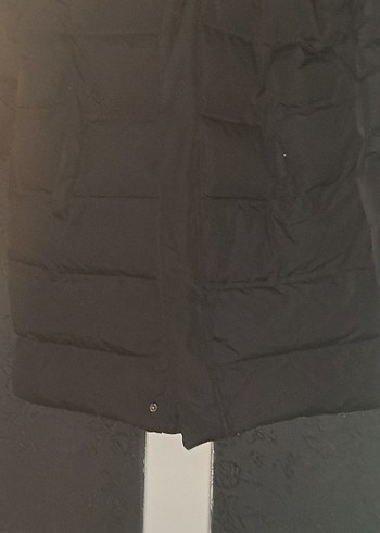 Siyah kiz çocuk Kışlık Street Wear Mont - Görsel 6