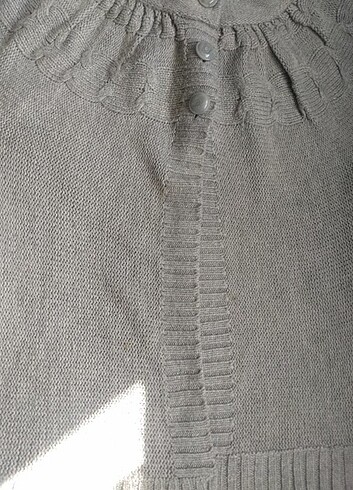 Gri triko yelek 1 2 kez giyildi - Görsel 4