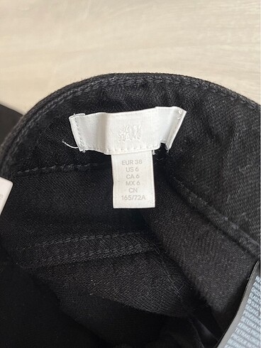 38 Beden siyah Renk Pantolon