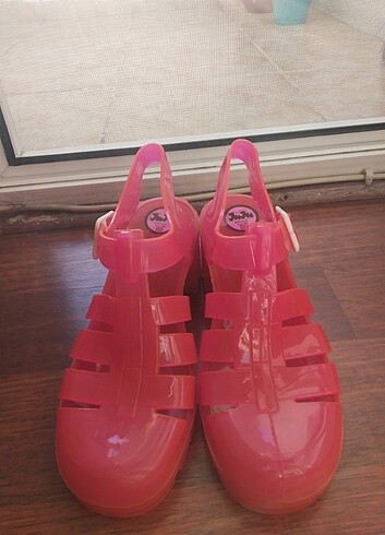 40 Beden pembe Renk Juju neon pembesi sandalet