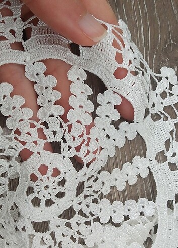 Beden beyaz Renk Vitrin Danteli 4 adet