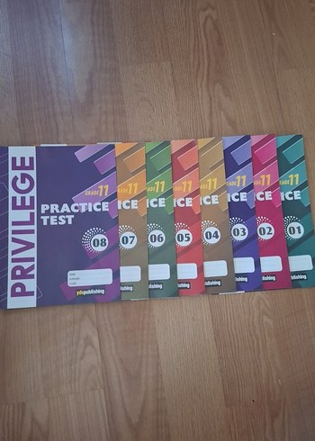 Privilege 11.Sınıf Deneme Sınavları Seti 8'li Yds Yayınları