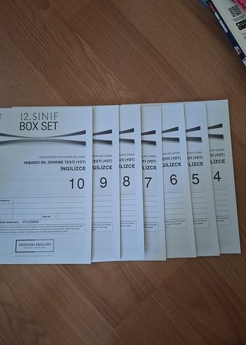 YDT İngilizce Deneme Seti 7'li