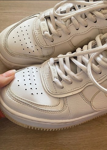 Nike Nike Beyaz Platform Topuklu Kadın Spor Ayakkabı