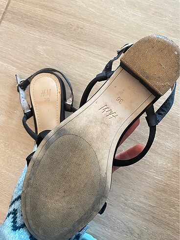 36 Beden siyah Renk H&M Sandalet