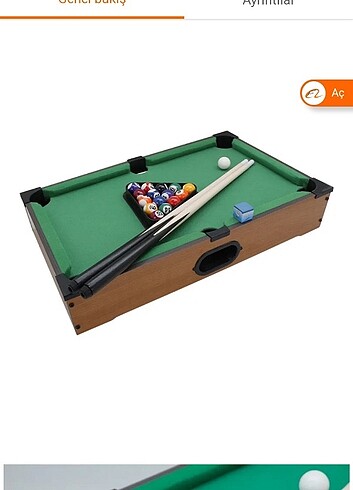 Mini bilardo oyunu