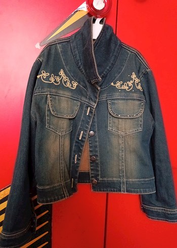 Civil Düğmeli Mavi Kız çocuk Denim Ceket
