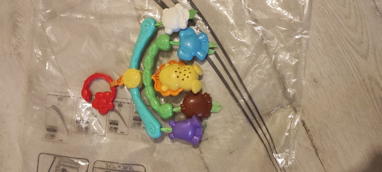 Renkli Hayvan Figürlü oyuncak ve Çıngırak - Görsel 2