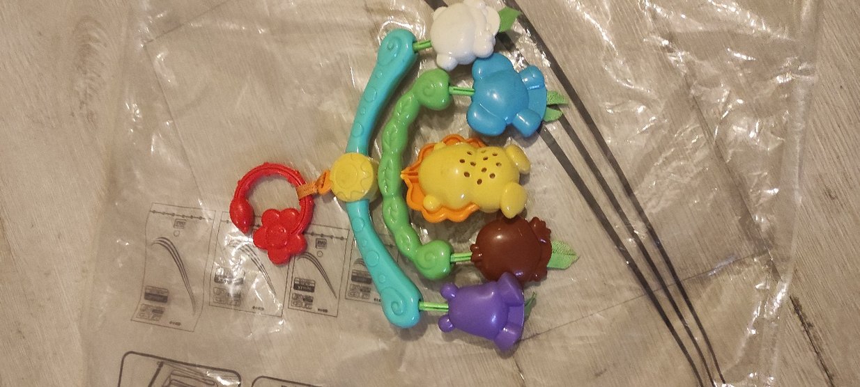 Renkli Hayvan Figürlü oyuncak ve Çıngırak - Görsel 3