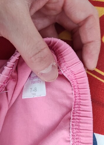 6 Yaş Beden pembe Renk Kız çocuk boxer