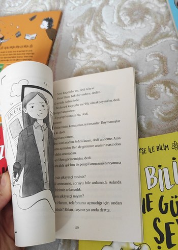 Çocuklar için Bilim ve Komedi Kitapları Seti - Görsel 7