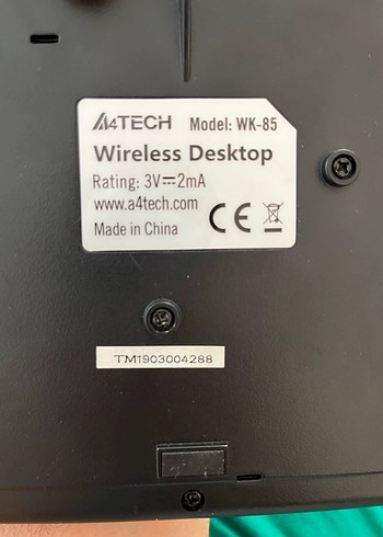 A4tech Kablosuz Klavye ve Mouse Seti - Görsel 3