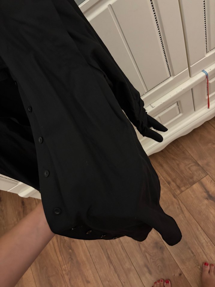 Siyah Sagaza Ceket - Görsel 4