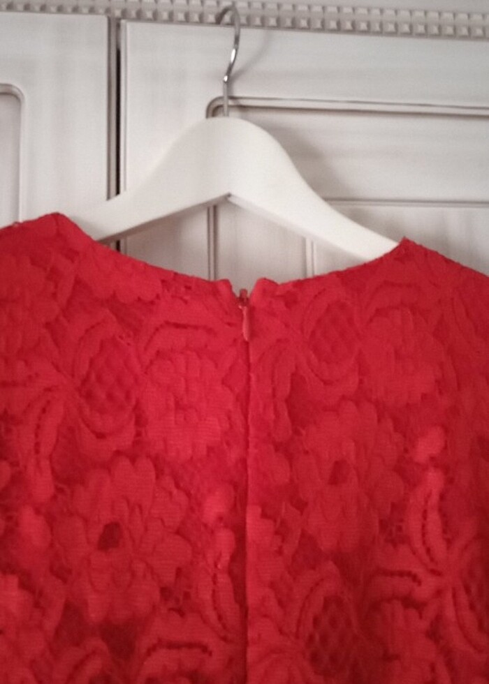 Dantel Abiye Elbise - Görsel 4