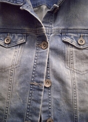 Kadın kot Ceket - Görsel 4