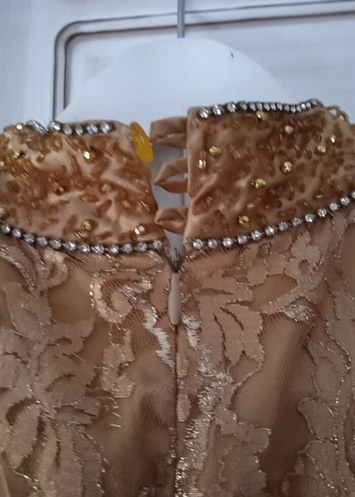 Kadın Dantel Abiye Özel Dikim - Görsel 4