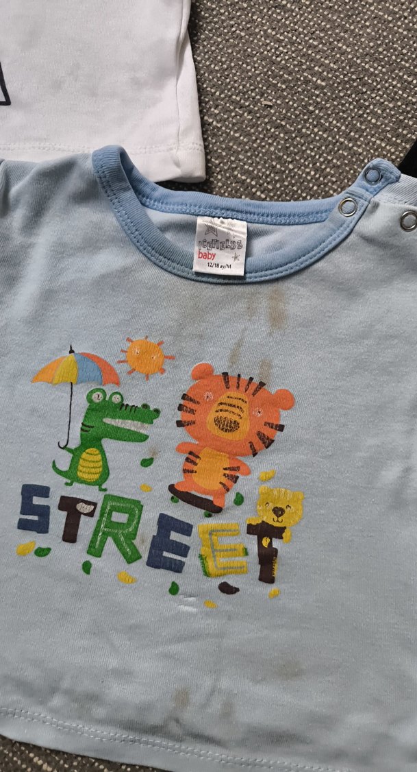 Uzun Kollu Erkek Bebek Baskılı Hastane Kıyafeti - Görsel 4