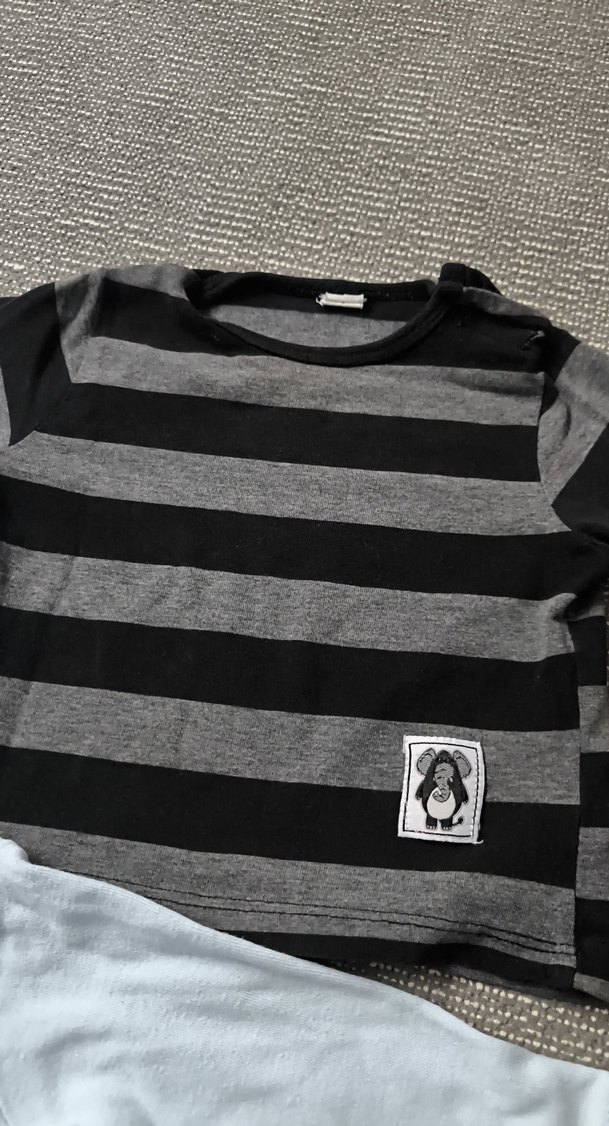 Uzun Kollu Erkek Bebek Baskılı Hastane Kıyafeti - Görsel 3