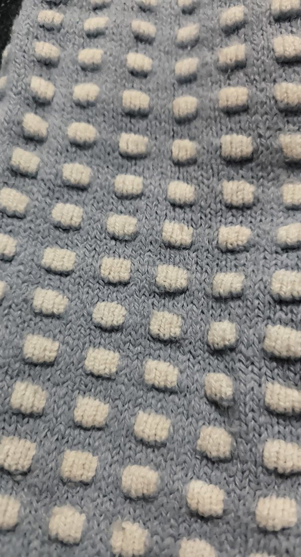 Gri Erkek Bebek Örgü Tulum mavi - Görsel 2