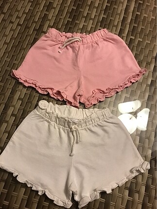 Zara 3-4 yaş 2?li kız çocuk şort